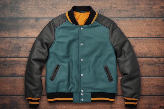 Professional Raglan Jacket Mockup for Print Design