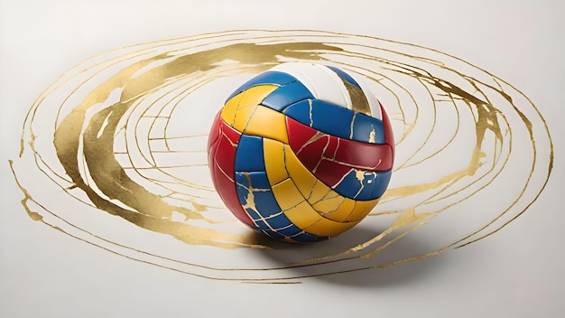 Photo a professional sport of volleyball various sports balls in volleyballs