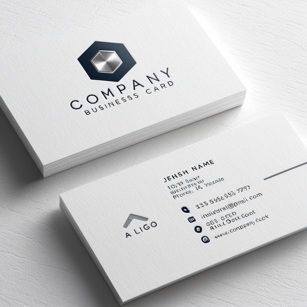 Professional Verities color business card design AI Generated