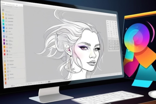 Program for Illustrators Application for creating and drawing Vector Illustrations