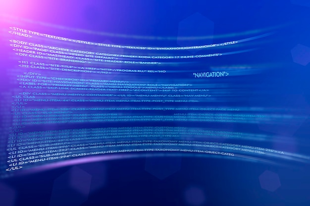 Programming screen, virtual 3d background