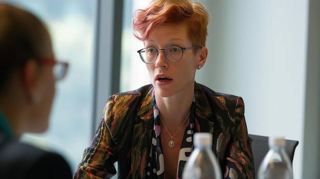 The progressive role of a nonbinary CEO as an advocate for inclusive leadership in action within a diverse and inclusive workplace Emphasizing communication Collaboration