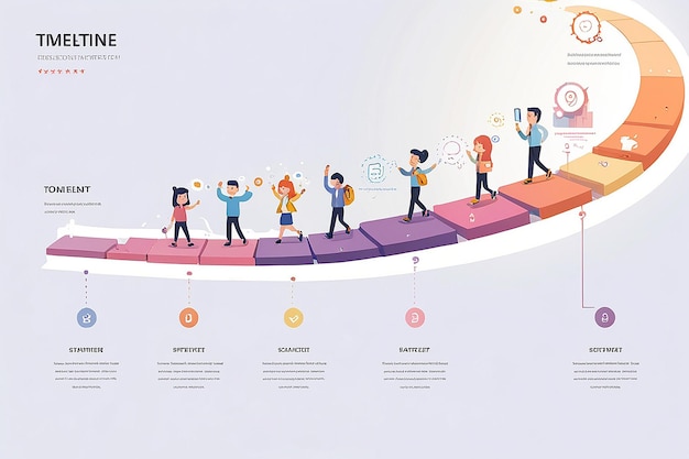 Photo project timeline creative idea implementation and success