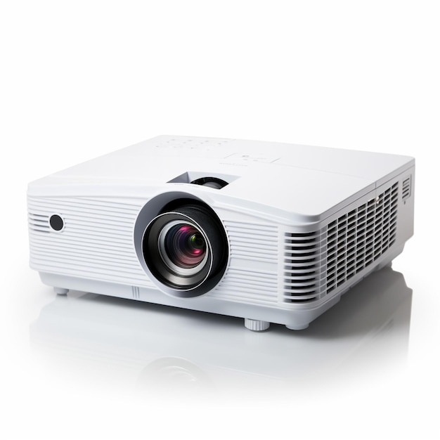 Projector with white background high quality ultra