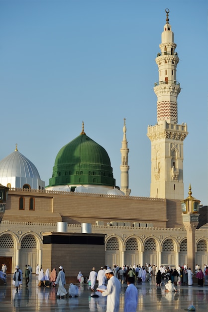 Prophet Muhammed holy mosque in Medina, KSA