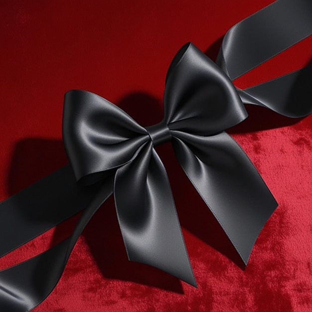 Proportional satin ribbon bow