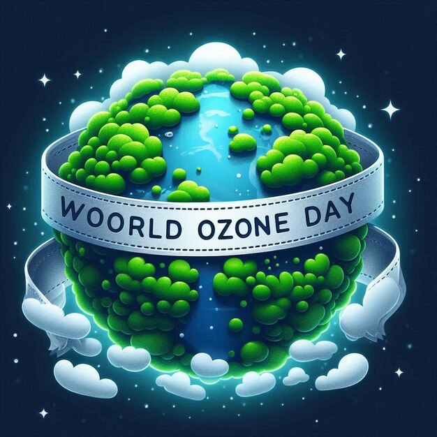 Protect Our Planet World Ozone Day PSD Template