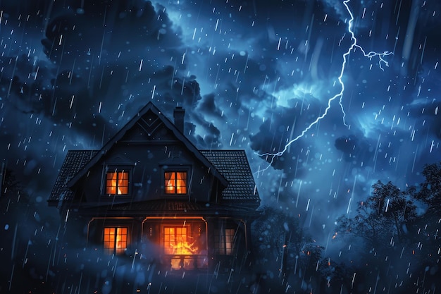 Protect Your Home Real Estate Security and Protection from Burglaries Storms Fire