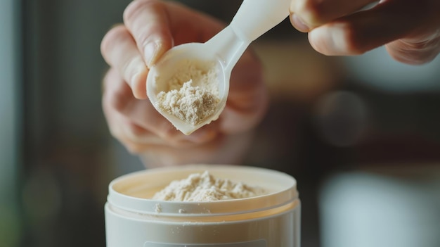 The protein powder scoop