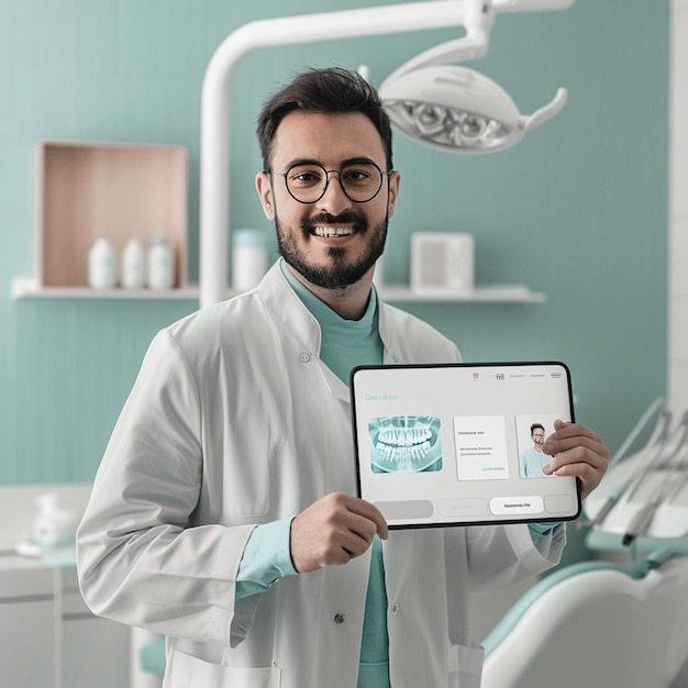 Photo psd dentist and health care social media and banner template