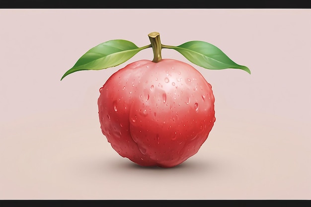 PSD Lychee Isolated on Alpha Layer