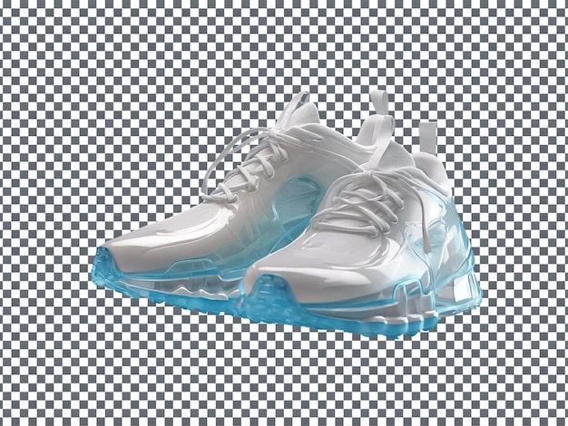 PSD Sneakers isolated on transparent background