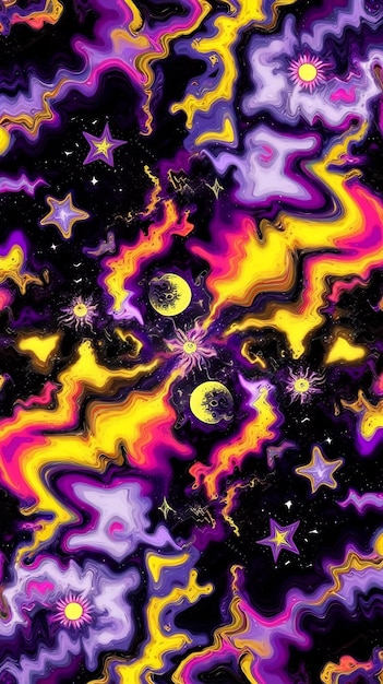 Psychedelic acid background