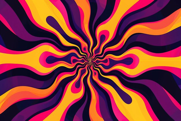 psychedelic groovy background