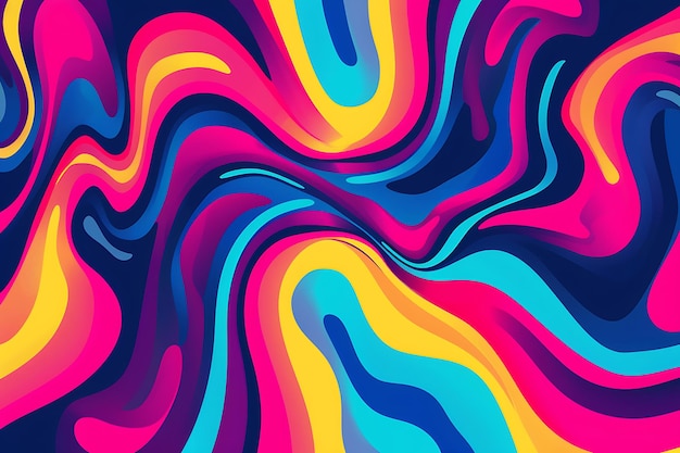 psychedelic groovy background