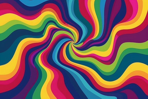 psychedelic groovy background