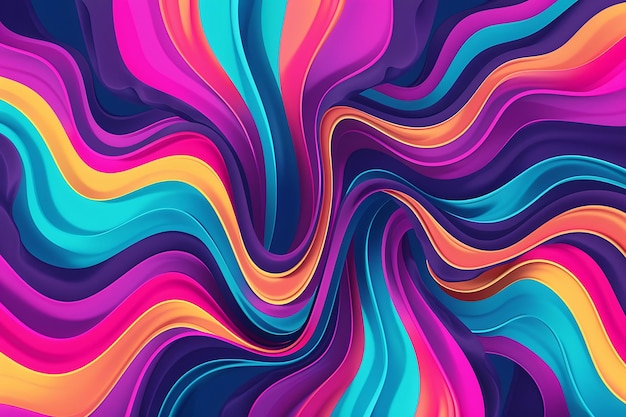 psychedelic groovy background