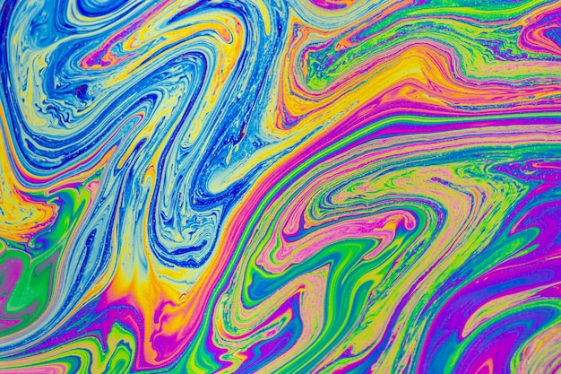 Psychedelic multicolored patterns background