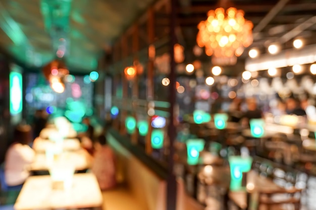 Pub Club Bar blurry and bokeh background image