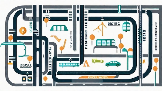 Public Transportation System Map and Routes