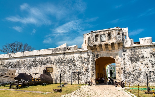 Puerta de Tierra, city gate of San Francisco de Campeche in Mexico