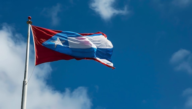 Puerto Rico flag on the mast