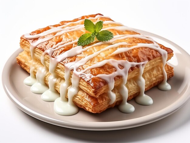 Puff pastry crunchy sweet food for party time