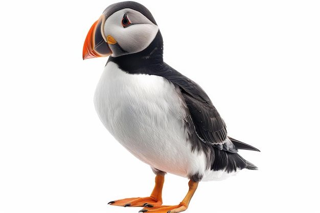 Puffin Bird Isolated In Transparent Background