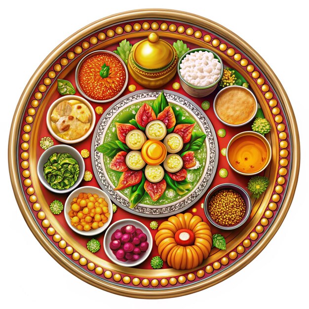 Photo puja thali