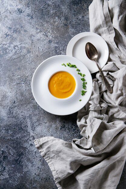 Pumpkin carrot soup