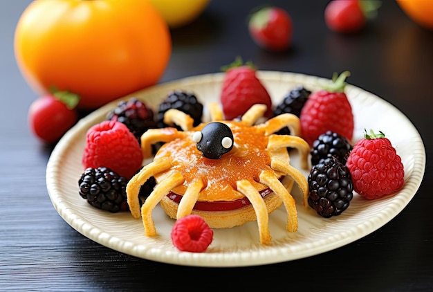 pumpkin cornpeanut butter spider snack make ahead kids food