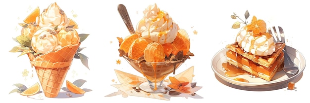 Pumpkin dessert