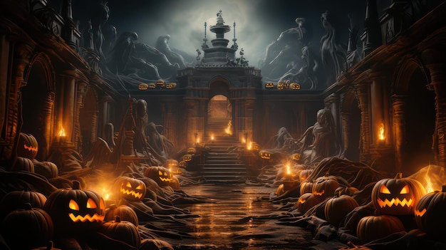 Pumpkin Enchantment Supernatural Stories in Interactive Projection Mapping