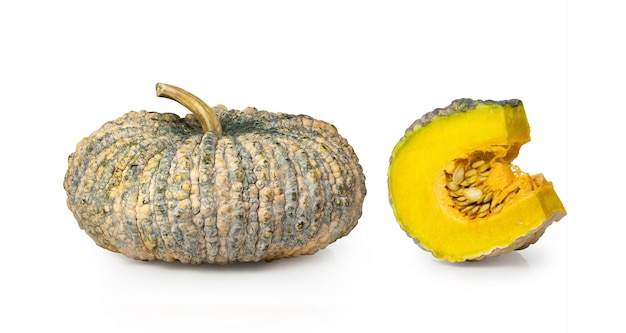 Pumpkin fruit isolated on white background