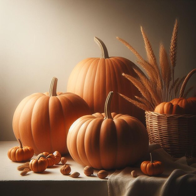 Pumpkin Fruit white background