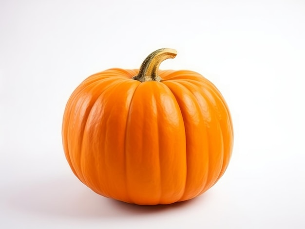 A pumpkin isolated on white