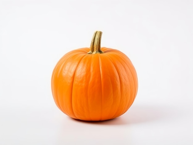 A pumpkin isolated on white