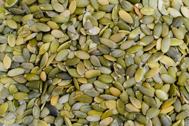 Pumpkin seeds texture