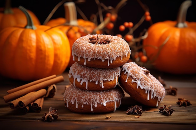 Pumpkin Spice Donuts Irresistible Autumn Treats