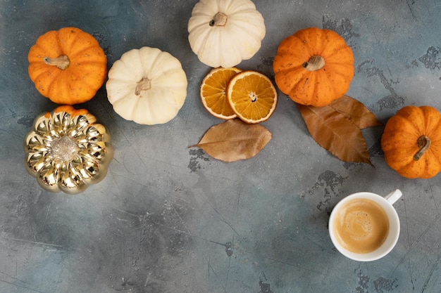 Pumpkin on table