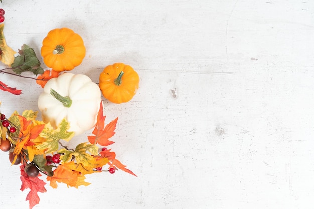 Pumpkin on table