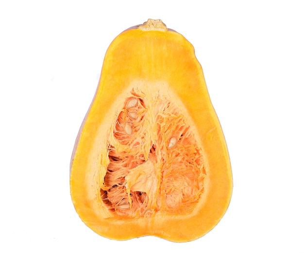 Pumpkin on white background