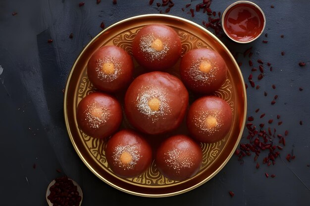 Photo punes signature gulab jamun a culinary delight