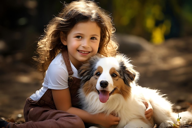 Puppy Dog and Kids Heartwarming Bond and Joyful Moments