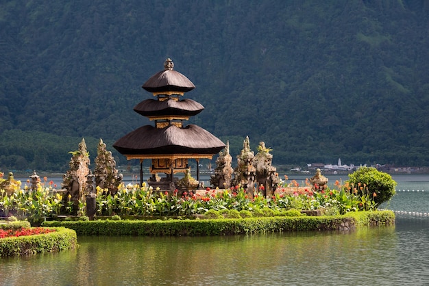 Pura Ulun Danu Bratan hindu temple on Bali island Indonesia