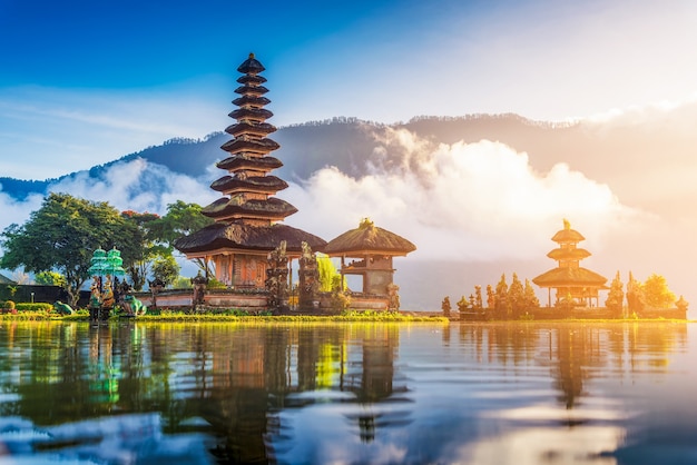 pura ulun danu bratan temple, Bali, Indonesia.