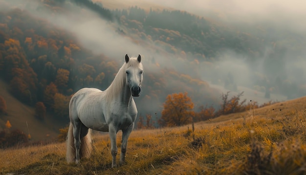 Pure affection between young girl beloved horse sharing warm embrace in tranquil nature embodying