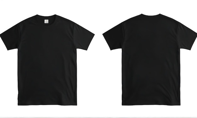 Pure Black Pure Style Blank TShirts