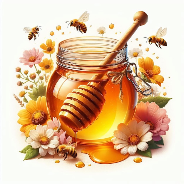 Photo pure honey