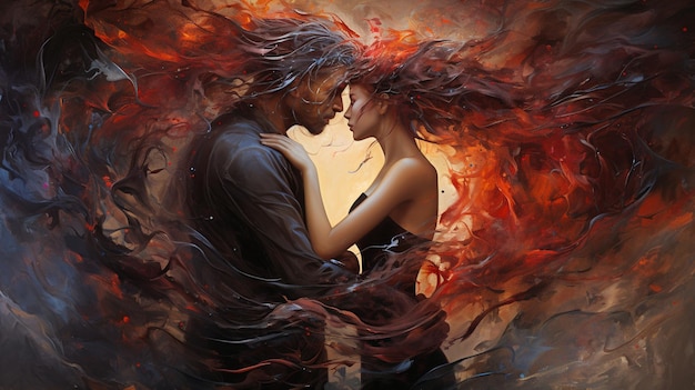 pure love magic epic detailed photorealistic wallpaper